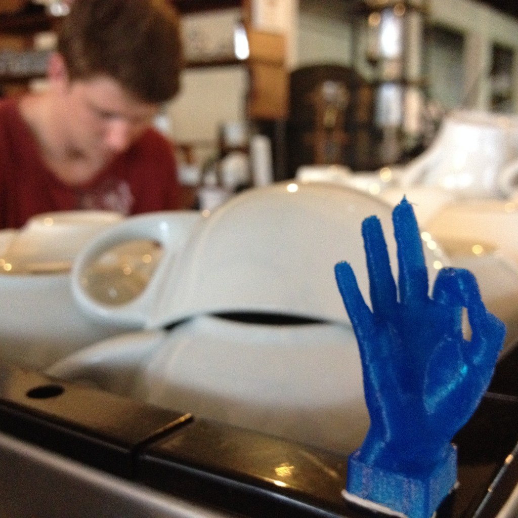 3D printed hand gesture