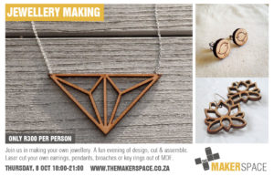 Hi ladies! Join us for a night out at the MakerSpace Foundation making your own jewellery. Perfect for presents or simply spoiling yourself!