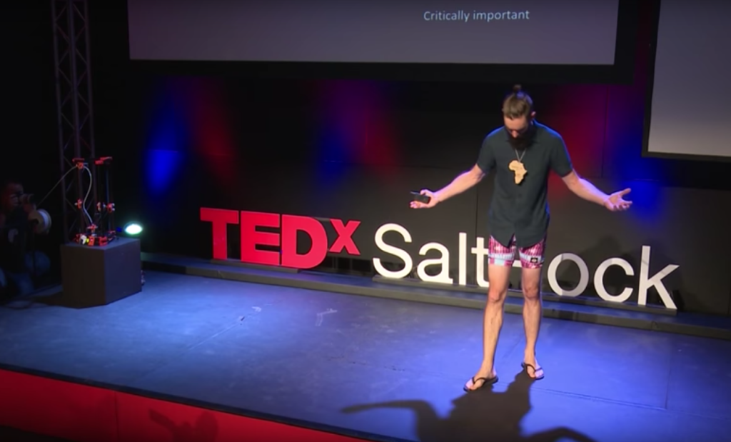 Stephen Gray talks about making the future at TEDx Salt Rock