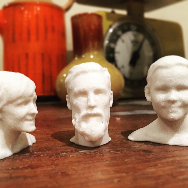 3D Scanning in action. 3D scan and 3D print your favourite people